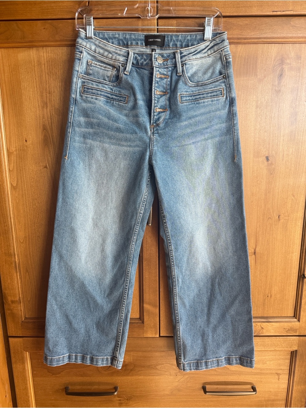 DRIFTWOOD Charlee Wide-Leg Crop Jeans - Picture 2 of 7